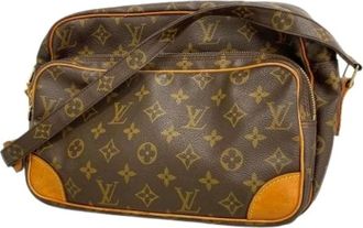 Louis Vuitton Pre-owned Cross Body Bags, female, Brown, Size: ONE SIZE Pre-owned Vintage Monogram Shoulder Bag