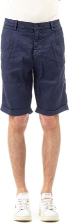Mason's Amalfi Lightweight Linen-Cotton Shorts