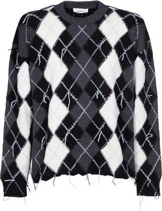 ATOMOFACTORY Pullover Rombi - Heren - Ronde hals truien - Veelkleurig - S - Truien & Vesten