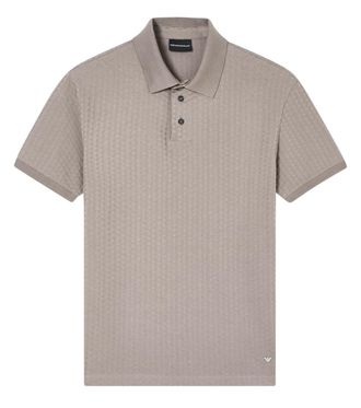 Emporio Armani Brown Shirt Collar Polo