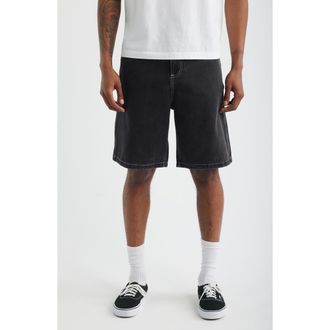 Rip Curl Liquid Trips Denim Shorts in Washed Black at Nordstrom, Size 32