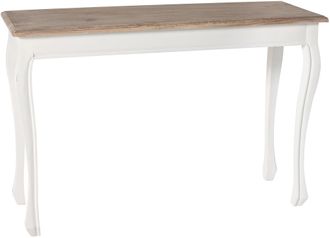 Clp Mesa Balto De Madera Natural/blanco