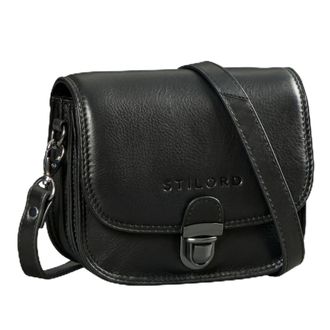 STILORD Maribel Mini Leather Cross Body Bag Women Vintage Genuine Leather Shoulder Handbag Small Clutch Purse with Detachable Strap for Evening Party Daily Le