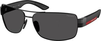 Prada PS B52S 1AB06F Mens Sunglasses Black Size 65