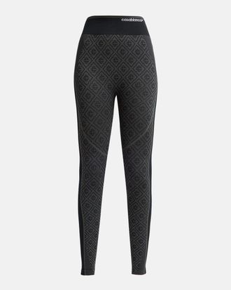 Casablanca Seamless Monogram Leggings
