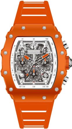 Invicta Racing 69697 Herenhorloge - Quartz Uurwerk - Acryl met Zilveren Wijzerplaat - 43 mm