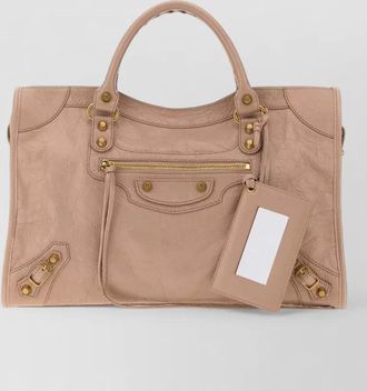 Balenciaga leather medium le city tote bag