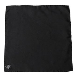 Dolce & Gabbana Foulard Pochetknoop - Heren - Accessoires - Zwart - Maat: ONE Size Zijde