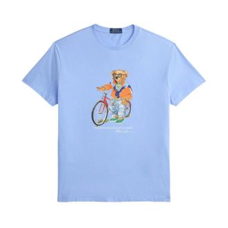 Polo Ralph Lauren T-Shirts, male, Blue, Size: XL Polo Ralph Lauren T-shirts and Polos