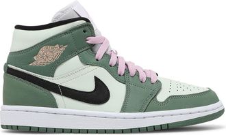 Air Jordan Womens Jordan 1 Mid Dutch Green