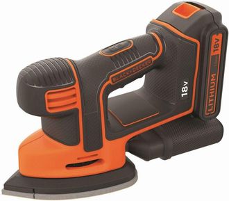 Black+Decker Black+decker Levigatrice Mouse A Batteria Bdcds18-Qw 18v 1 Batteria 1,5 Ah