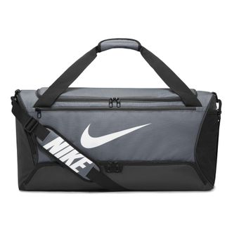 Nike Brasilia 9.5 Training Duffel Bag Medium Iron Grey Black White DH7710-068