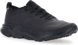 On Mens Sneakers Cloudsoma Black Tech Fabric Trainers
