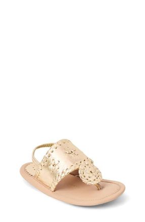 Jack Rogers Jacks Slingback Sandal in Platinum at Nordstrom, Size 9-12 M