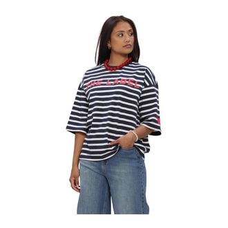 ALIX The Label T-shirts - Dames - T-shirts - Blauw - L - Tops