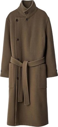 Christophe Lemaire Wikkeljas - Dames - Jas met riem - Bruin - M - Wol - Jassen