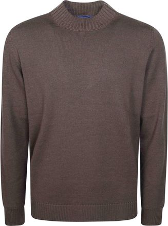 Drumohr Merino Tubular Merino Wool Crewneck Sweater