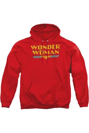 Gildan DC Comics Wonder Woman Logo Adult Pull Over Hoodie / Hooded Sweatshirt