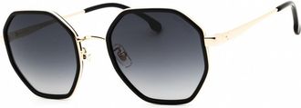 Carrera Grey Gradient Geometric Ladies Sunglasses CARRERA 3029/S 0807/9O 53