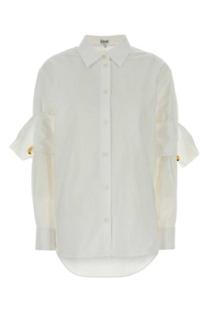 Loewe White Regular Stripes Shirt