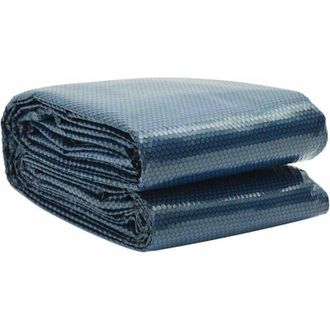 vidaXL Cubierta Solar De Piscina Pe Flotante Negro Y Azul 1000x500cm Vidaxl