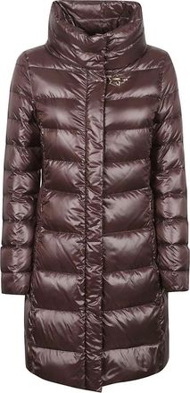 Fay Urban Down Coat - Dames - Parka Jassen - Bruin - L - Leer - Jassen