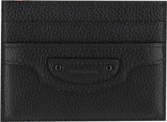 Balenciaga Mens Neo Classic Card Holder Black Calf Leather Wallets & Cardholders