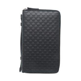 Gucci Black Leather Long Wallet (Bi-Fold) (Pre-Owned)