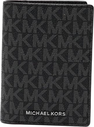 Michael Kors Hudson Signature wallet - men - PVC/Polyester/Polyurethane - One Size - Black