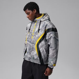 Nike Jordan Mens Jordan Brooklyn Realtree Jacket in White | IM9867-100