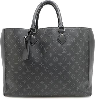 Louis Vuitton Monogram Eclipse Black Noir Monogram Eclipse Tote Bag (Pre-Owned)