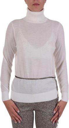 Michael Kors Turtleneck Sweater - Dames - Coltruien - Beige - M - Wol - Truien & Vesten