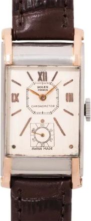 Rolex Orologio Cronometro Vintage Pre-owned - - Pre-owned - Donna - Giallo - ONE SIZE