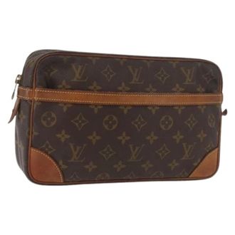 Louis Vuitton Pre-owned Clutches, female, Brown, Size: ONE SIZE Pre-owned Clutch Bag