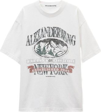 Alexander Wang Short Sleeve T-shirt w/ Graphic