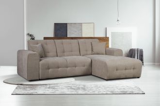 HOME AFFAIRE Ecksofa »Nosia L-Form« incl. 2 Zierkissen, mit feiner Steppung