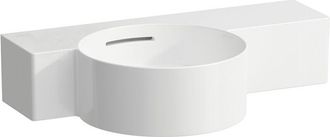 Laufen Laufen - Val Lavabo Con Enjuague Manual, Sin Agujero Para Grifo