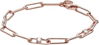 Pandora Link Chain & Stones Bracelet