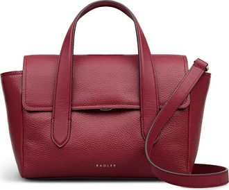 Radley London Mayfair Lane Small Flapover Satchel Bag in Carmine at Nordstrom Rack