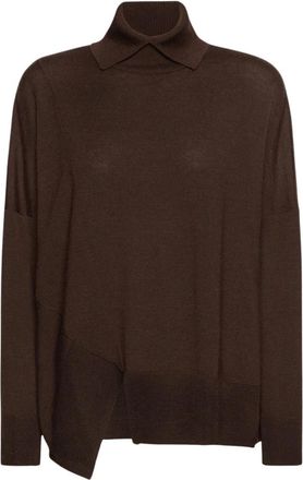 Elena Miro Maglia Dolcevita - Knitwear - Mujer - Marr&oacute;n - M