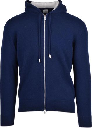 Eleventy Pullover in lana - Heren - Cashmere truien - Blauw - S - Kasjmier - Truien & Vesten