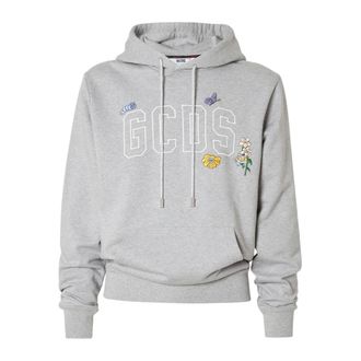 GCDS Gcds, Dames, Sweatshirts & Hoodies, Grijs, Maat: XL Katoen