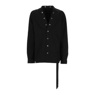 Rick Owens Larry Shirt - Shirts - Hombre - Negro - L