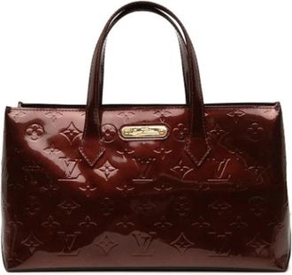 Louis Vuitton Pre-owned Wilshire PM - Dames - Vintage Handtas - Rood - ONE Size - Leer - Vintage