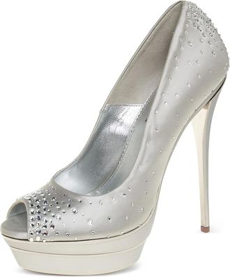 Loriblu Pumps con cristalli 2023 - Argento