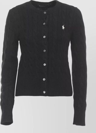 Ralph Lauren cable-knit cotton long-sleeve cardigan