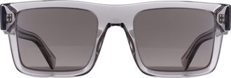Prada Rectangle Mens Hematite Dark Grey PR19WS - One Size