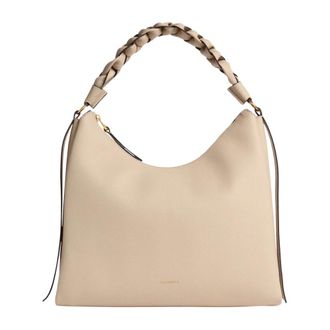 Coccinelle Handbags, female, Beige, Size: ONE SIZE Boheme Grana Double Hobo Bag