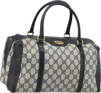 Gucci Pre-owned Handbags, female, Blue, Size: ONE SIZE Pre-owned Vintage Hand Bag