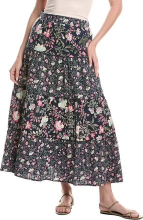 Ellen Tracy Challis Tiered Skirt